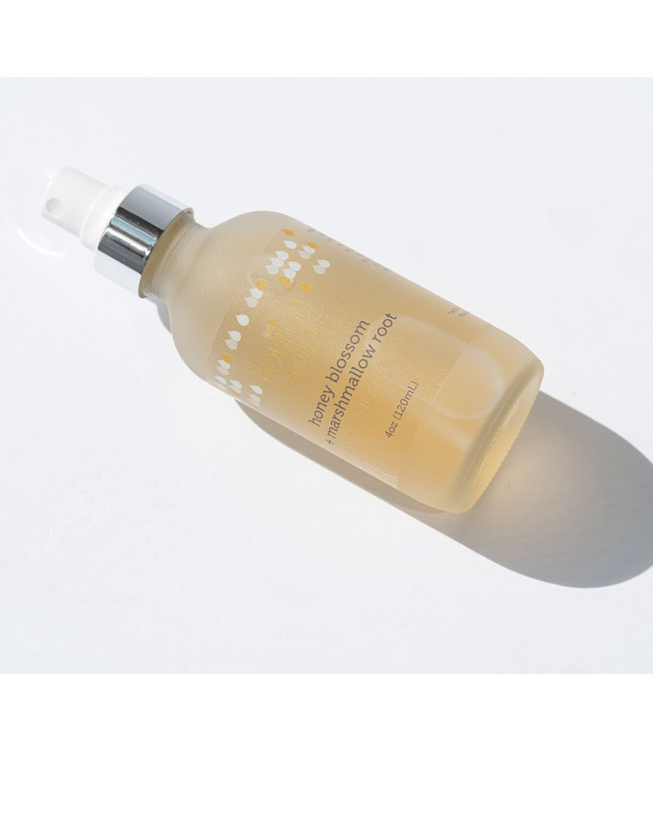 Silicone-Free Heat Protectant Mist | HoneyBlossom UV Spray
